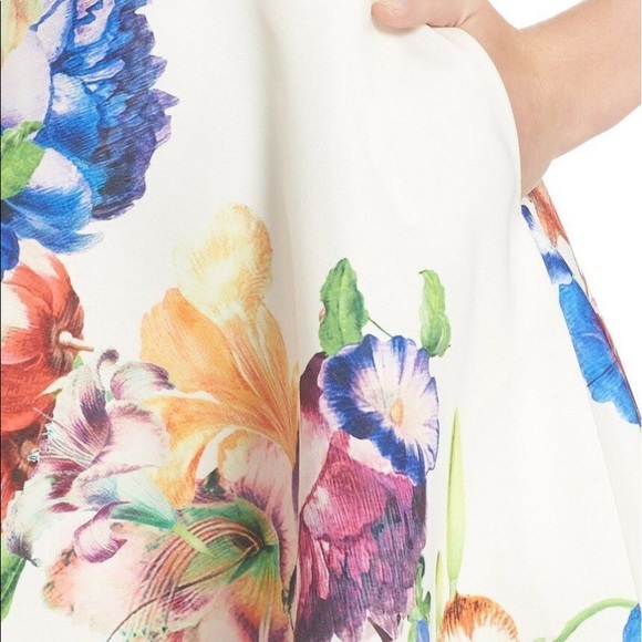 Ted BakerTapestry Flora' Belted Fit & Flare Dress - Picture 14 of 14